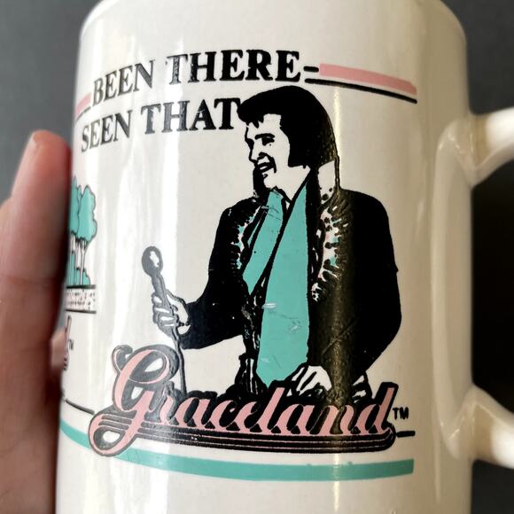 Elvis Presley Graceland "Been There, Seen That" Mug Memphis TN - Picture 7 of 7